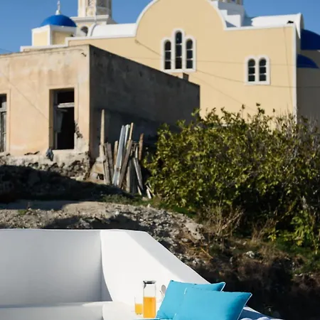 Santorini Traditional 1bd Apt With Private Hot Tub * 费拉