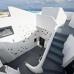 Daire Santorini Traditional 1bd Apt With Private Hot Tub *